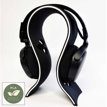 Koptelefoonhouder voor onder tafel / plank