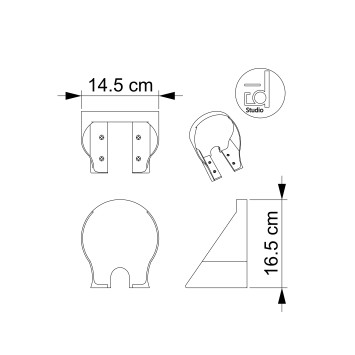 Audio Pro A10 / G10 wandbeugel
