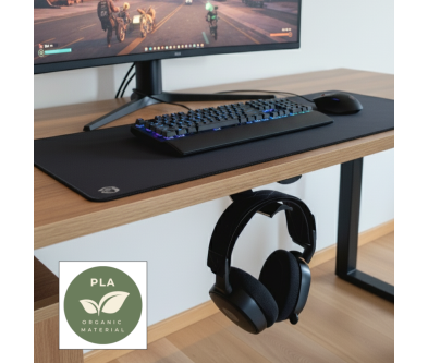 Koptelefoonhouder voor onder bureau / plank