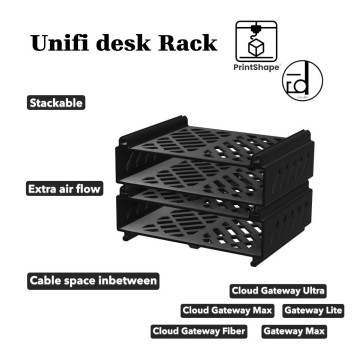 Mini-rack voor Unifi netwerkapparatuur