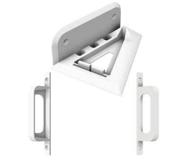 Starlink router Gen.1 + netadapter muurbeugel