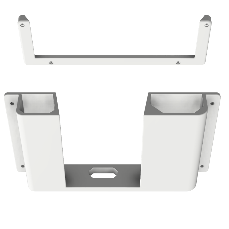 Starlink Gen.3 router + netadapter muurbeugel Starlink Gen.3 router + netadapter muurbeugel